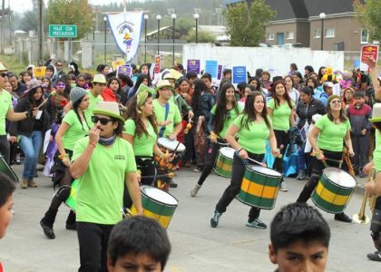 Carnaval por la infancia llenó de colores las calles de Tirúa