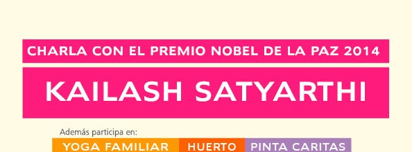 Visita de Kailash Satyarthi, Premio Nobel de la Paz 2014