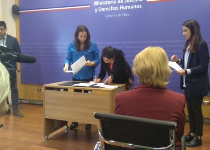 Fundación PIDEE firmó Convenio de Transferencia de Recursos del Fondo Concursable para proyectos de Fomento a la Memoria y a una Cultura de Derechos Humanos 2018.